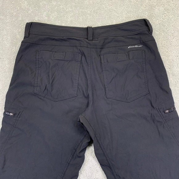 Eddie Bauer Mens 34x34 First Ascent Black Nylon Spandex Lined Outdoor Pants - Picture 9 of 16